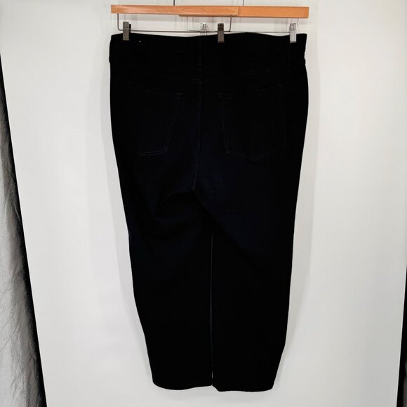 Lane Bryant Mid-Rise Straight Leg Jeans Flex Magic Waistband Black size 26w - Picture 6 of 11